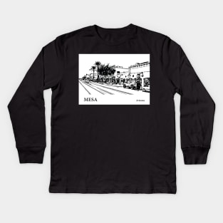 Mesa - Arizona Kids Long Sleeve T-Shirt